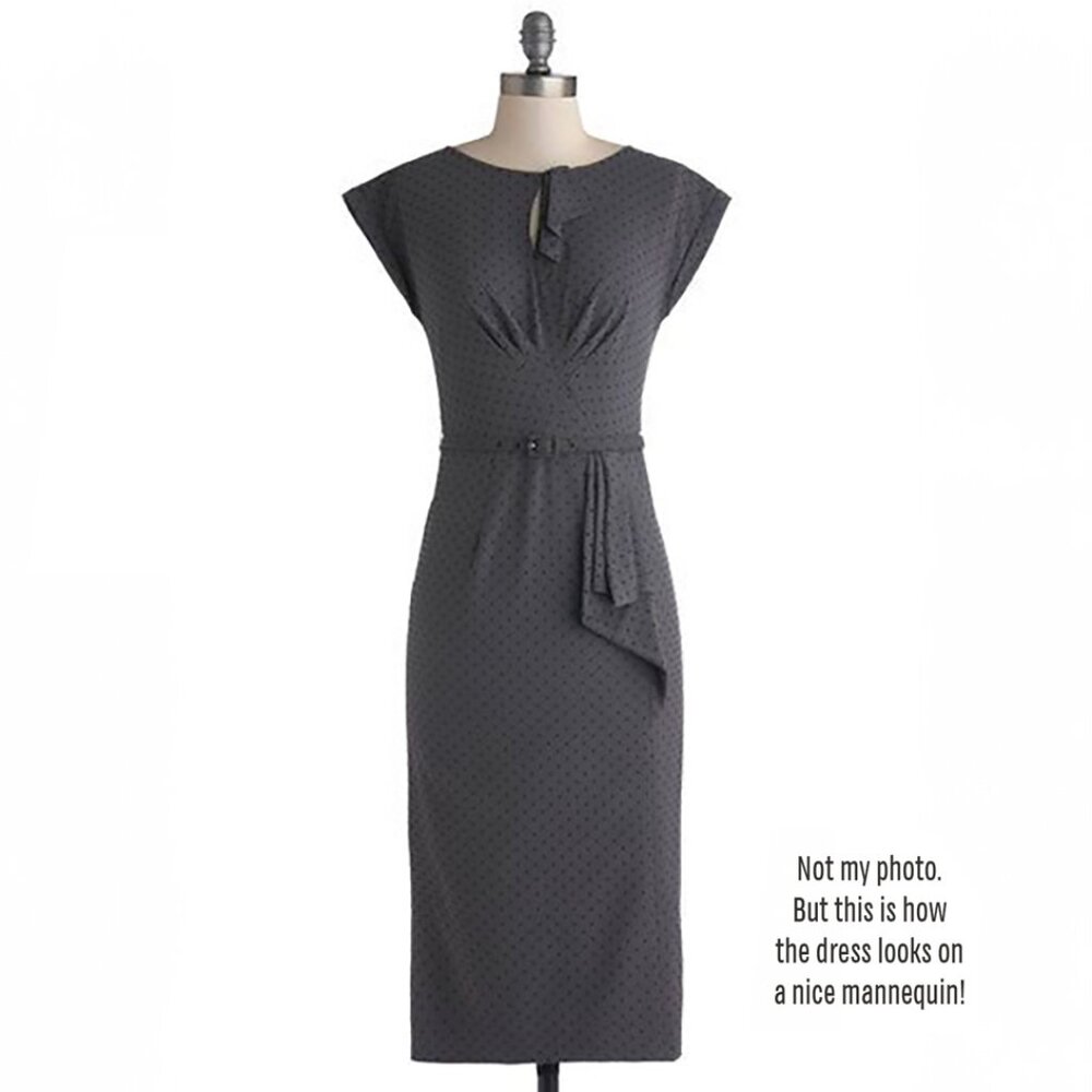 Stop Starin belted cap sleeve retro dress (S)